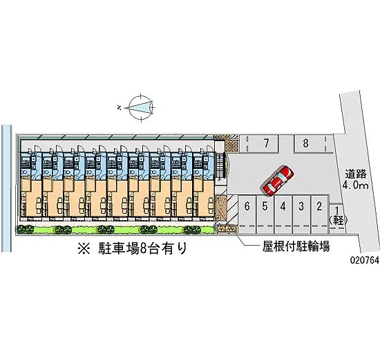 ★手数料０円★あま市上萱津　月極駐車場（LP）